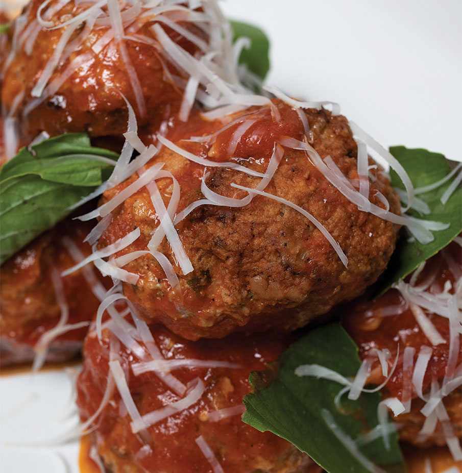 Two-Cheese Meatballs