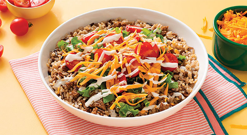 Brown and Wild Rice Bowl