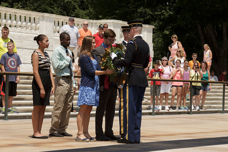 Savannah Putnam, Tomb of the Unknown Soldier