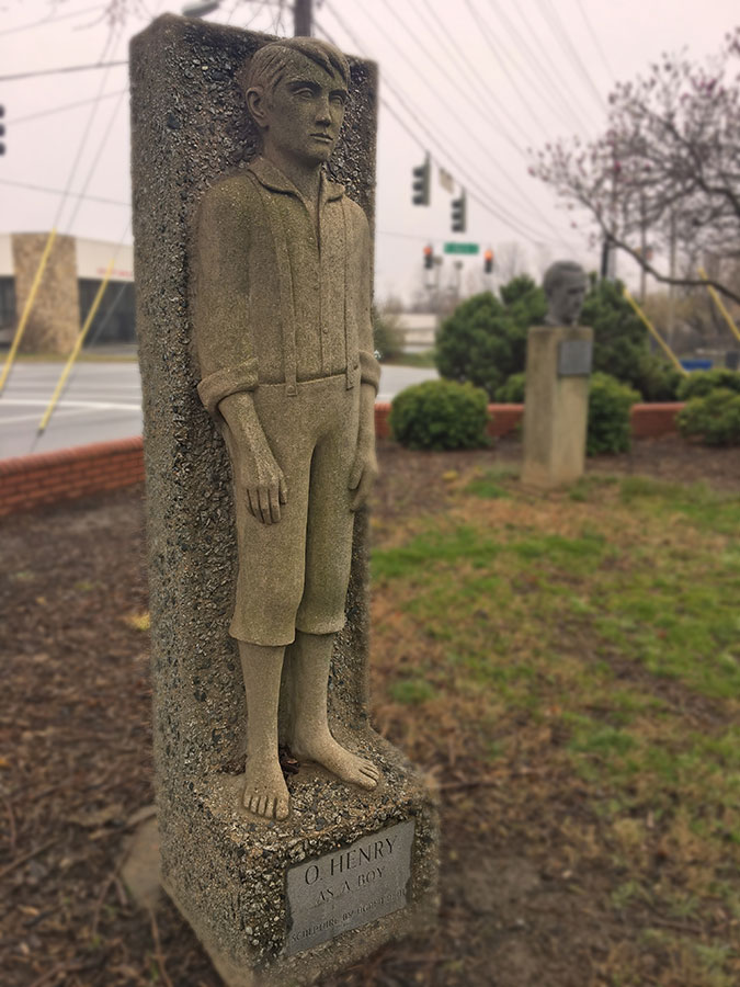 OHenry Statue Teen Greensboro