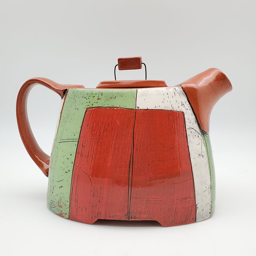 Red Square Teapot