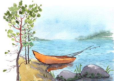 	Swimming Spot Canoe	 