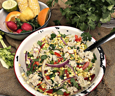 	Summer Corn & Crab Salad	 