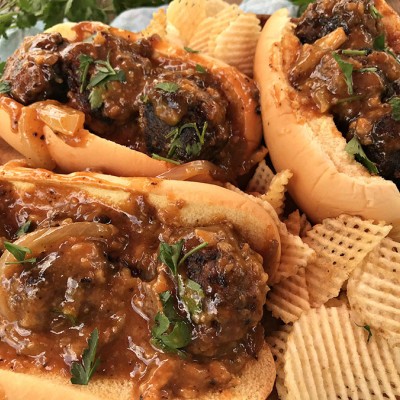 Country-Style Steak Meatballs