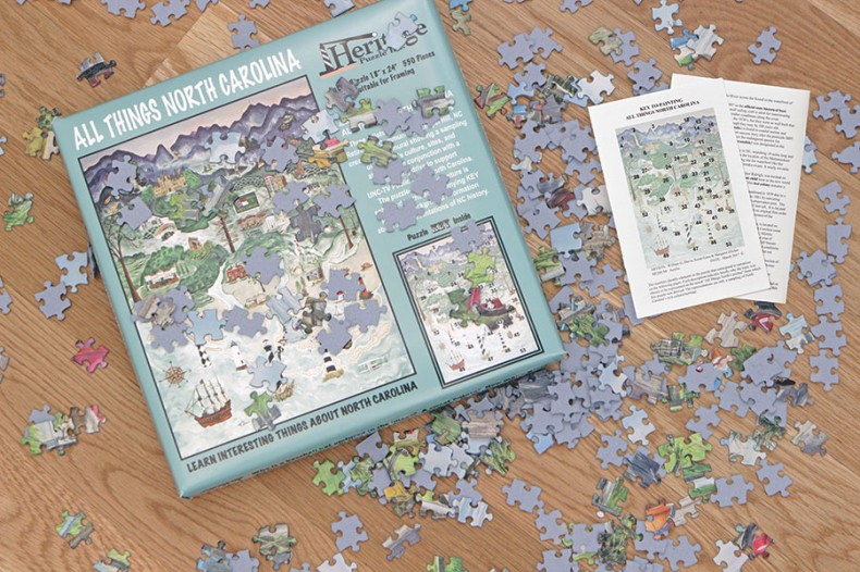 New Jigsaw Puzzle Highlights NC Landmarks