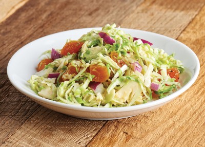 Apricot Brussels Sprouts Coleslaw