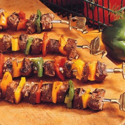 Beef and Pepper Kabobs