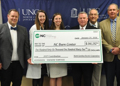Electric Co-ops Raise Funds for NC Jaycee Burn Center
