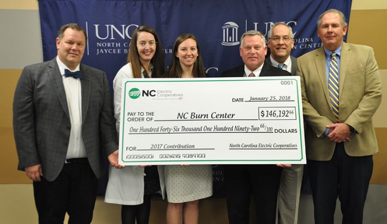 Electric Co-ops Raise Funds for NC Jaycee Burn Center
