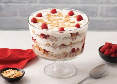 Cran-Raspberry Quinoa Pudding Trifle