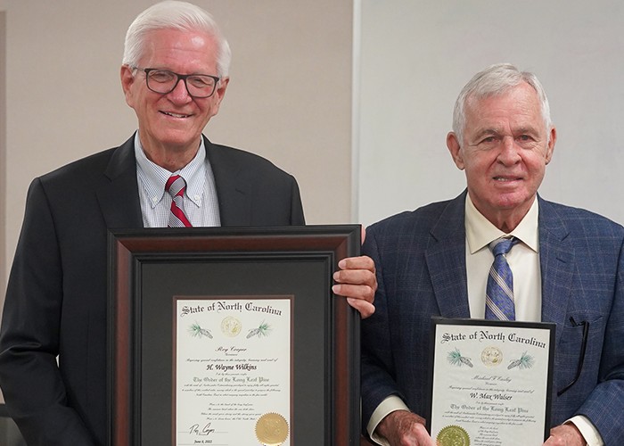 EnergyUnited’s Wayne Wilkins Awarded Order of the Long Leaf Pine