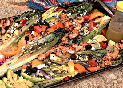 Grilled Southwestern Romaine