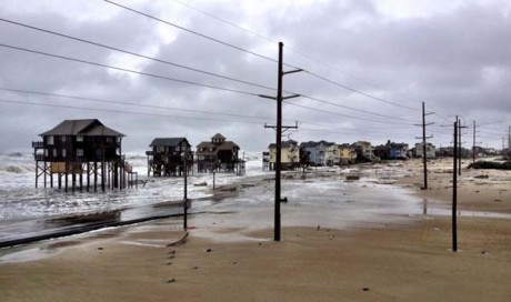 Superstorm Sandy battered beach towns