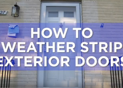 Video: How to Weatherstrip Exterior Doors