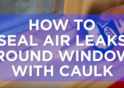 Video: How to Caulk Around Windows