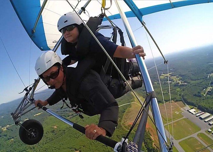 Hang gliding, hiking and relaxing in Burke County