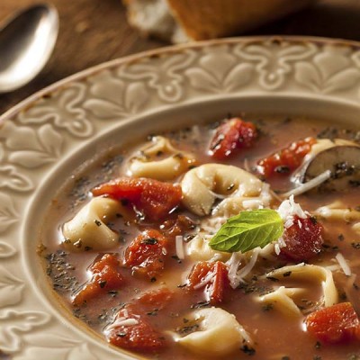 Spinach & Tortellini Soup