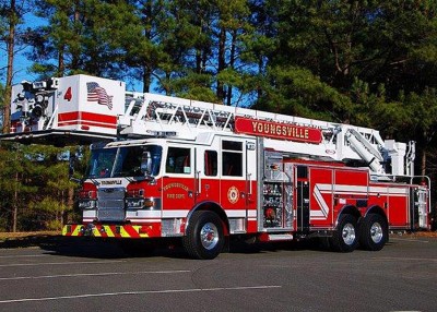 Wake Electric helps the Youngsville Fire Department buy a new truck
