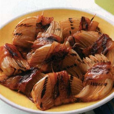 Grilled Bacon-Onion Appetizers