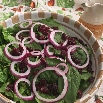 Spinach and Chard Salad 