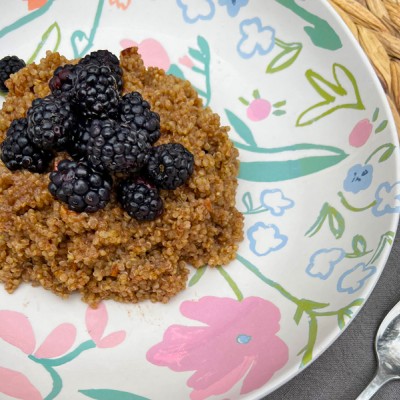 Maple-Walnut Quinoa Breakfast Bowl