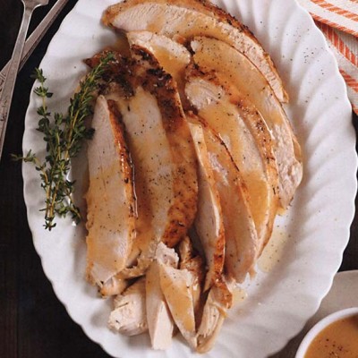 Slow-Cooked Turkey Breast With Gravy