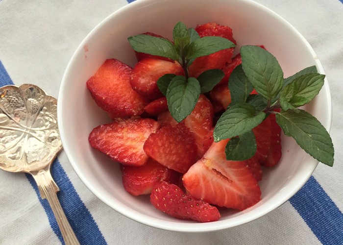 Strawberries in Balsamic