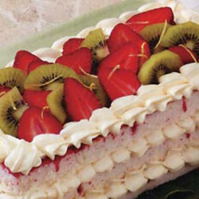 Strawberry Cheesecake Torte  
