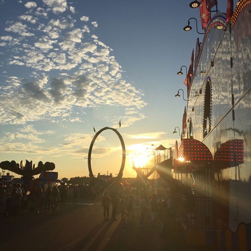 My cousin and I went to the Caldwell County Agricultural Fair. We enjoyed most rides but not this. We decided that neither of us had the guts to even give it a try. —Trinity Oaks, Banner Elk