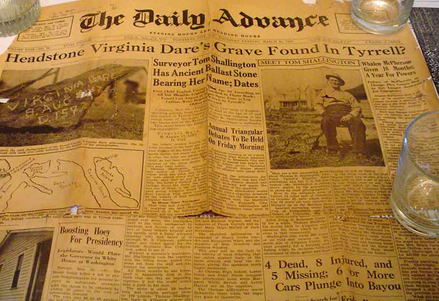 Daily Advance Clipping