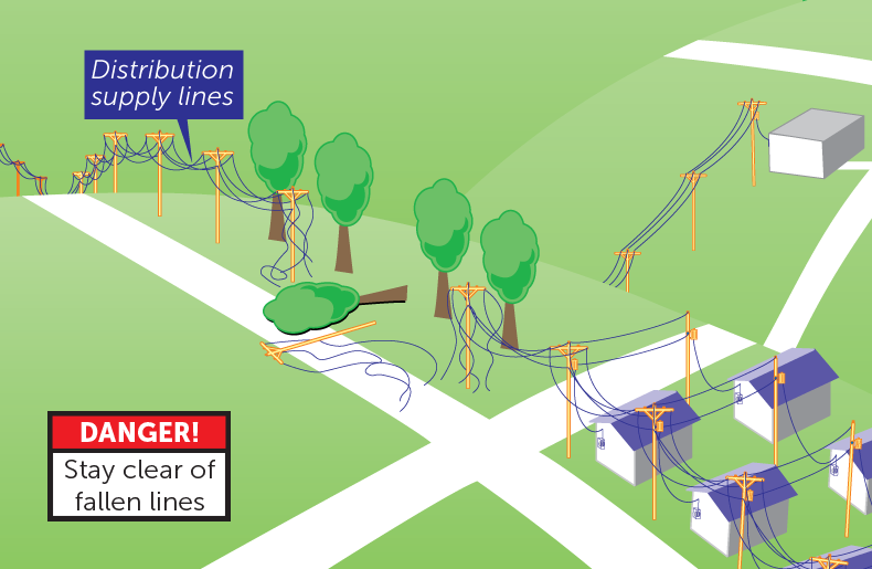 3 distribution lines