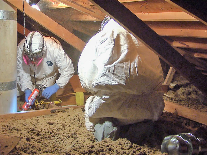Air sealing Attic Insulation