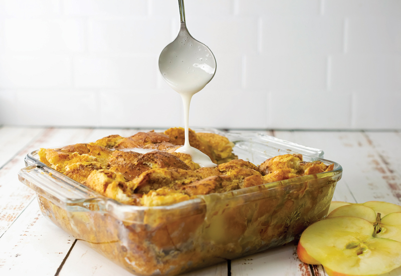 Overnight Apple Cinnamon French Toast Casserole
