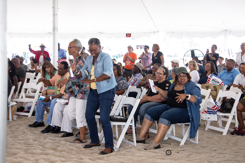 Attendees at Ocean City Jazz Festival