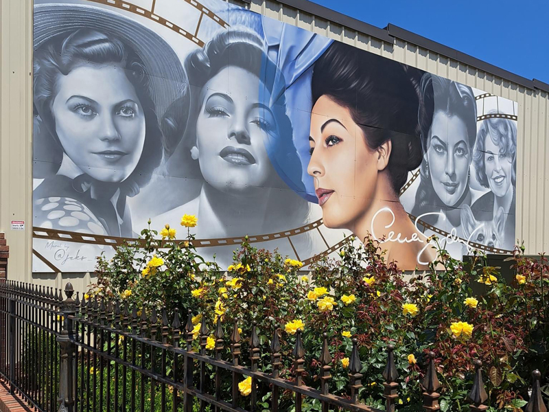 JEKS Ava Gardner Mural
