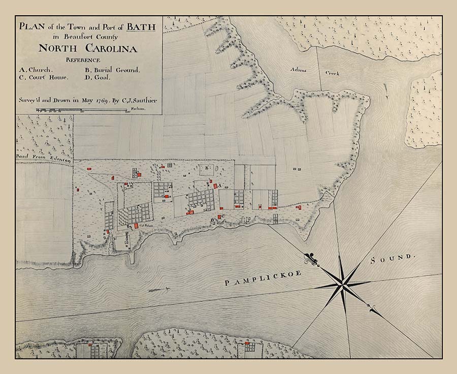 BathMap Sauthier 1769