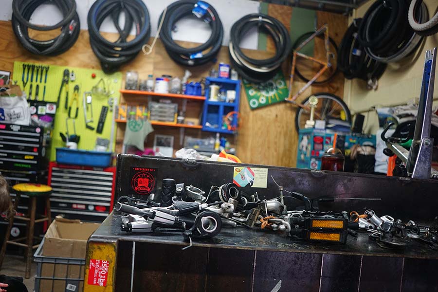 Bike repair shop