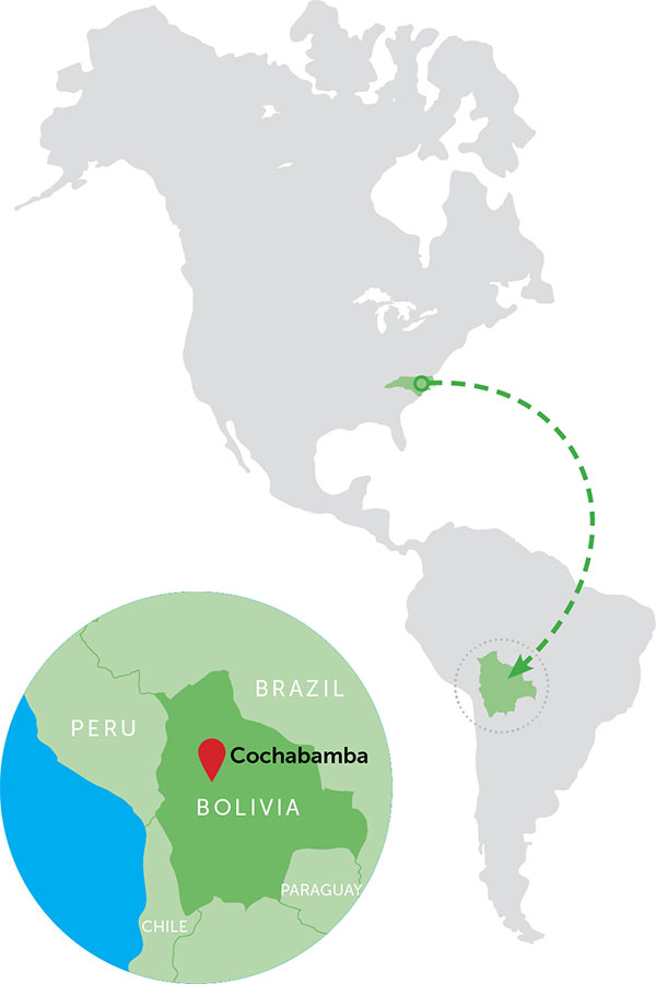 Bolivia map