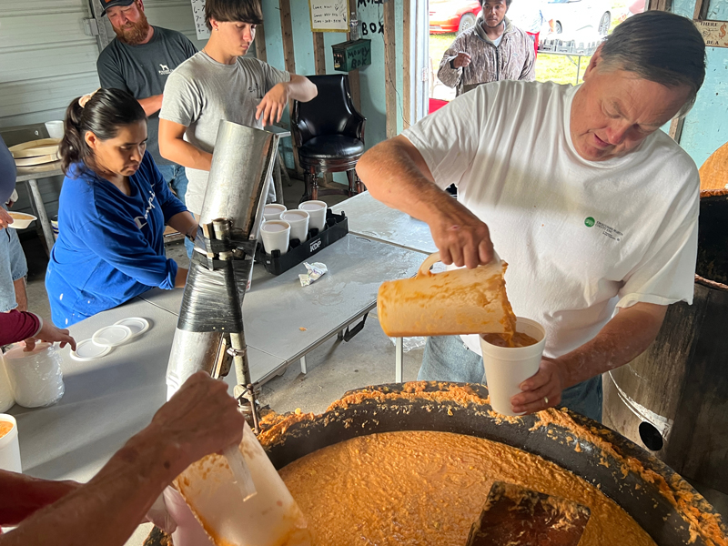 Bill Harrell helping