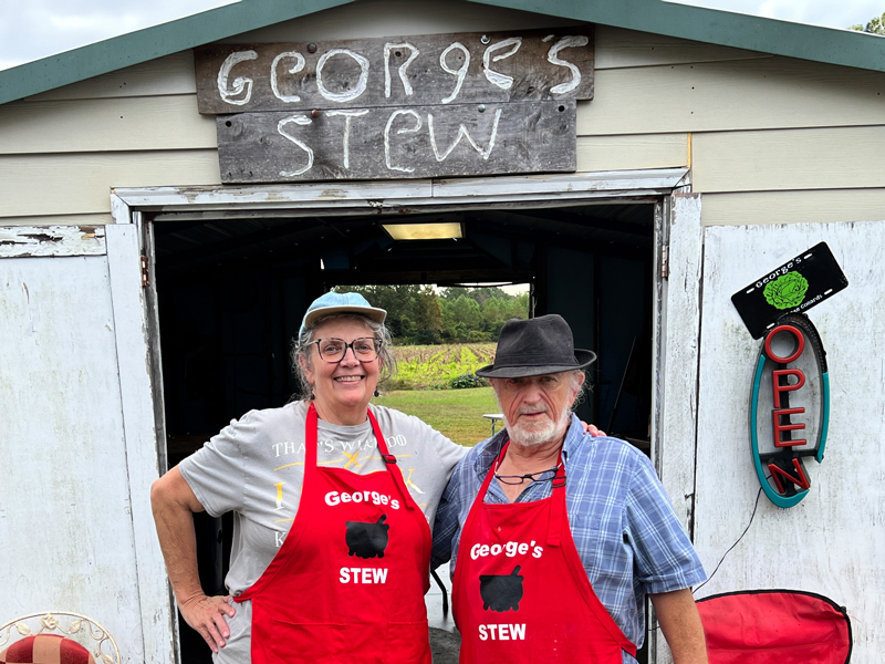 Wendy Perry and Mr. George