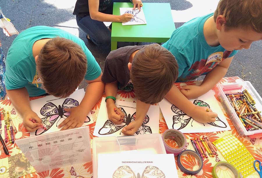 Children Learn About Butterflies