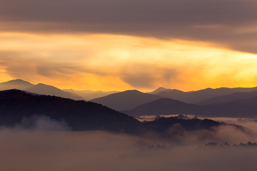 Foothills Parkway Sunrise