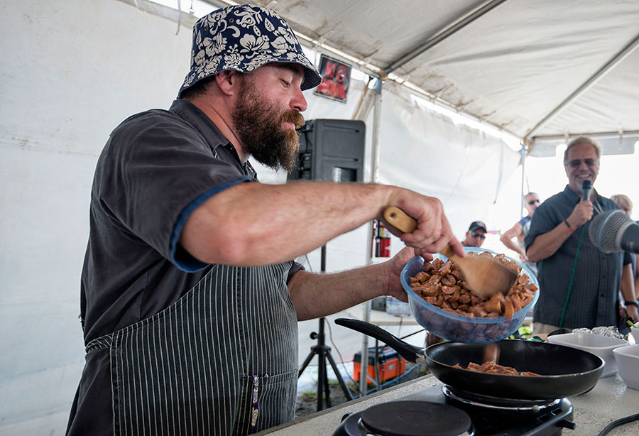 Cooking Don Bowers