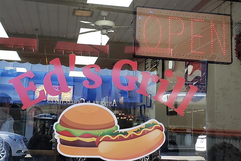 Ed's front door