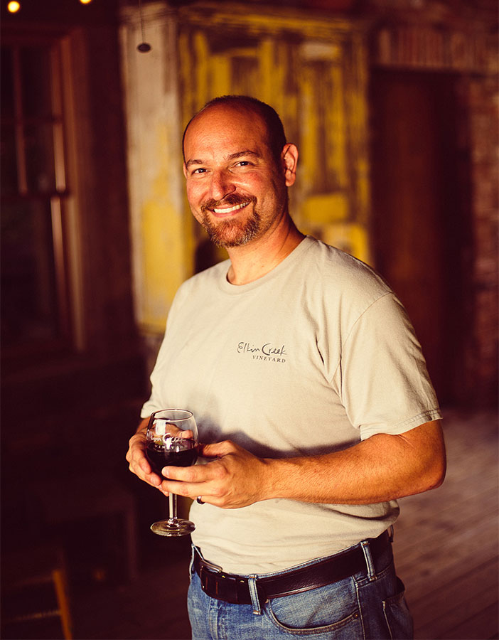 Elkin Creek Vineyard winemaker Louis Jeroslow credit Sam Dean