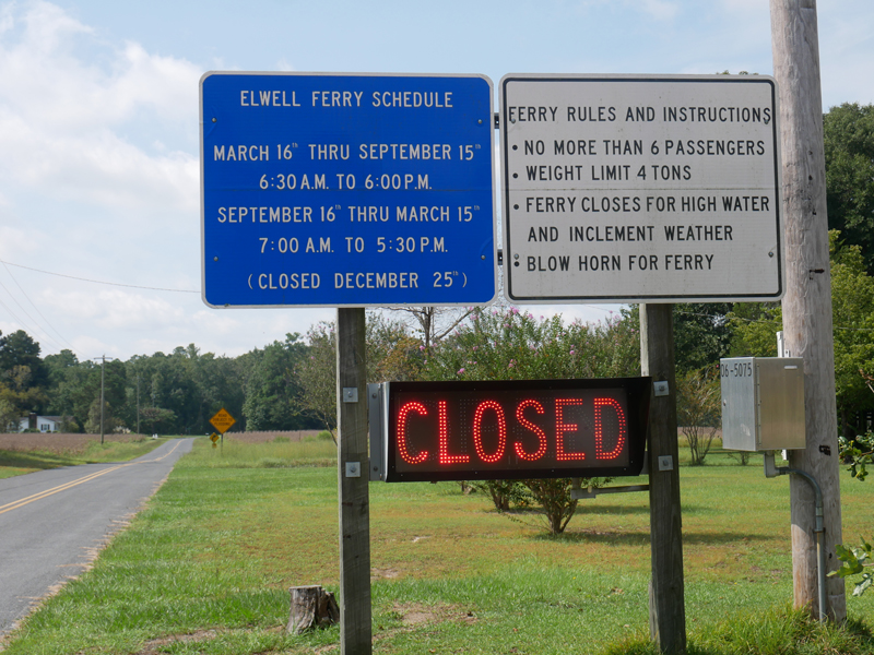 Elwell Ferry Schedule