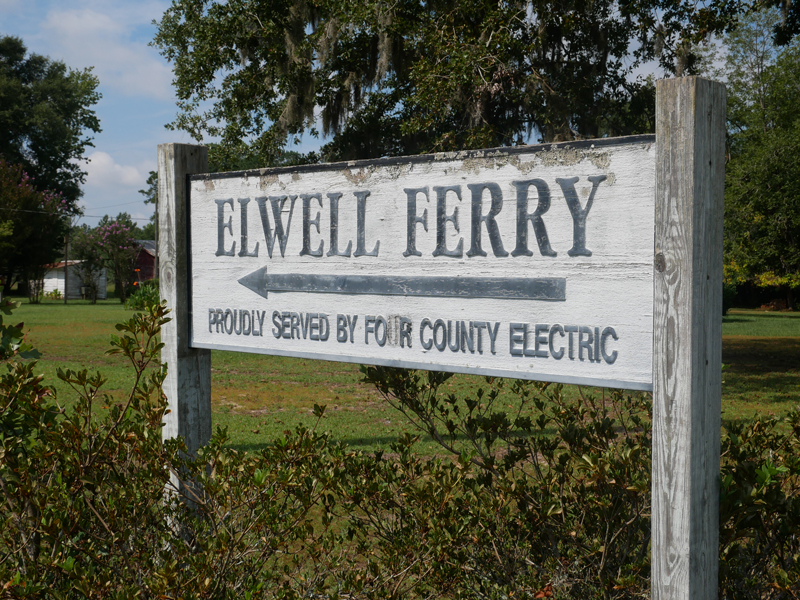 Elwell Ferry Sign
