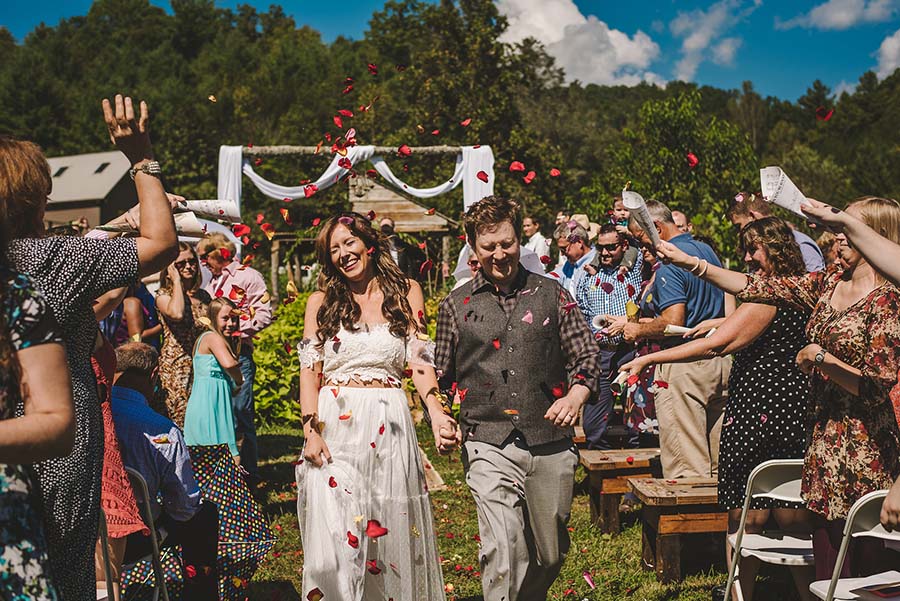 Frannys Farm wedding