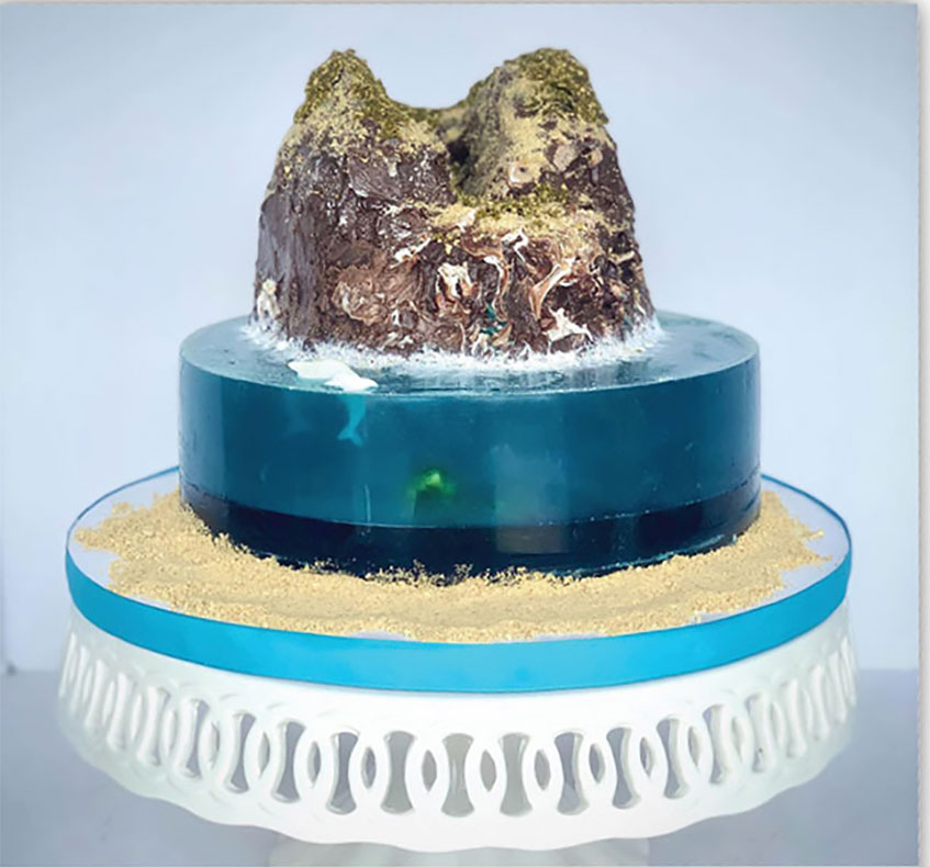 Island cake
