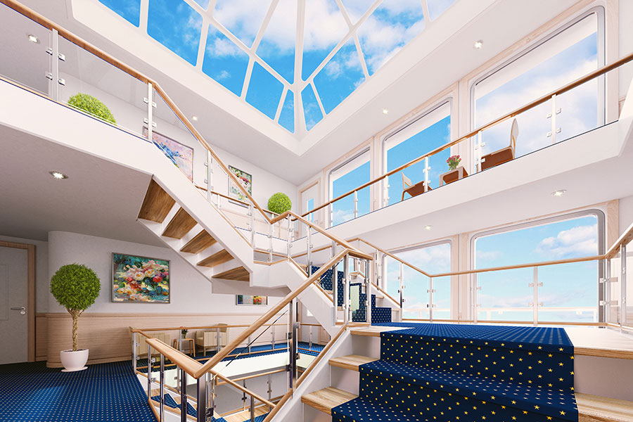 Glass Atrium American Cruise